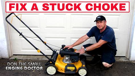 lawnmower choke lever|lawn mower choke problems.